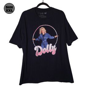 Dolly Parton: Blue Jean Outfit USED Shirt (XXL, Black, Country Music)